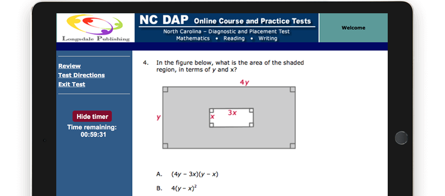 NC DAP test question